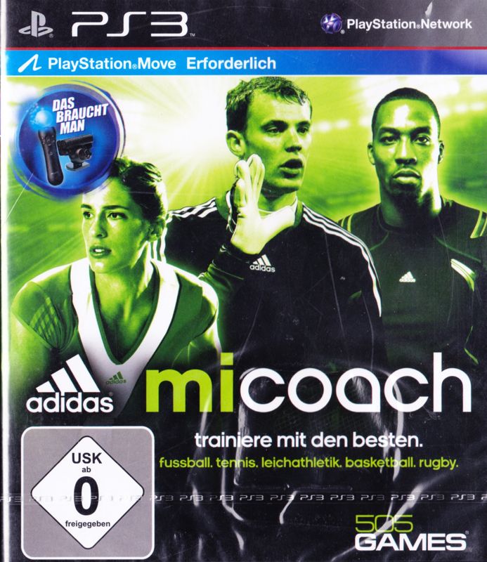 Adidas miCoach box art for Xbox 360